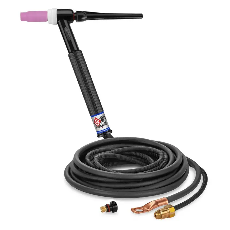 Ck Worldwide Trim Line Tl26-12-2Sf Rg: 200A Gas-Cooled Tig Torch With 12.5-Foot Superflex Cables 1