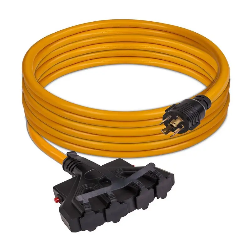 Firman 1120 25-Foot 30-Amp L14-30P to Quad 5-20R Power Cord