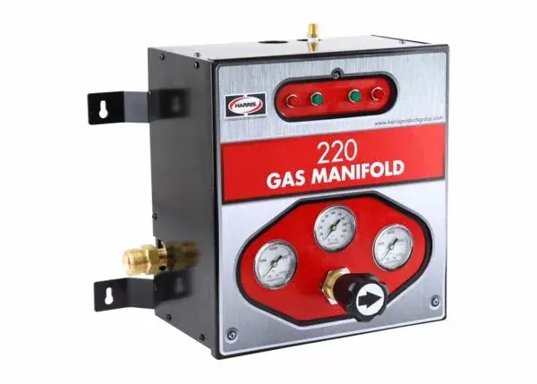 Harris Series 220 Dual-Channel Manifold – 220Hp-200 For High-Pressure Oxygen & Inert Gases (4301535) 1
