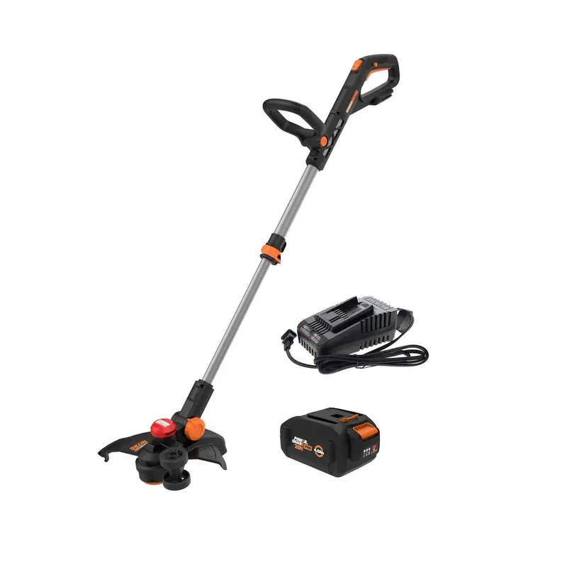 Worx WG173 20V Nitro Brushless 13-Inch String Trimmer & Edger – Includes Battery and Charger