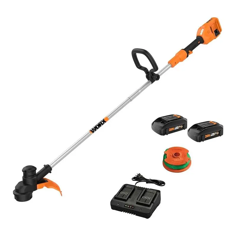 Worx WG183 40V Cordless 13-Inch String Trimmer – Power Share Compatible