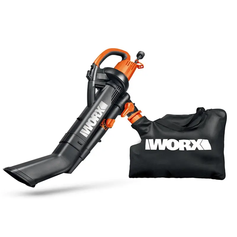 Worx WG505 TriVac 3-in-1 Yard Vacuum – Corded Electric Blower, Mulcher & Vacuum