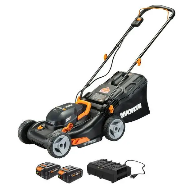 Worx WG743 40V Cordless Push Lawn Mower – 17-Inch Self-Propelled Electric Mower