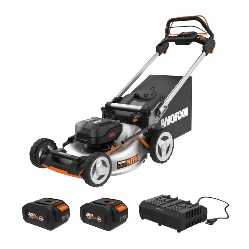 Worx WG753 40V Nitro Self-Propelled 21-Inch Cordless Lawn Mower