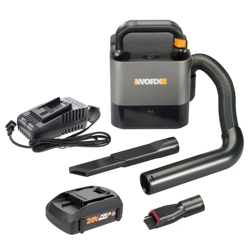 Worx WX030L 20V Cordless Cube Vacuum – Compact Handheld Cleaner