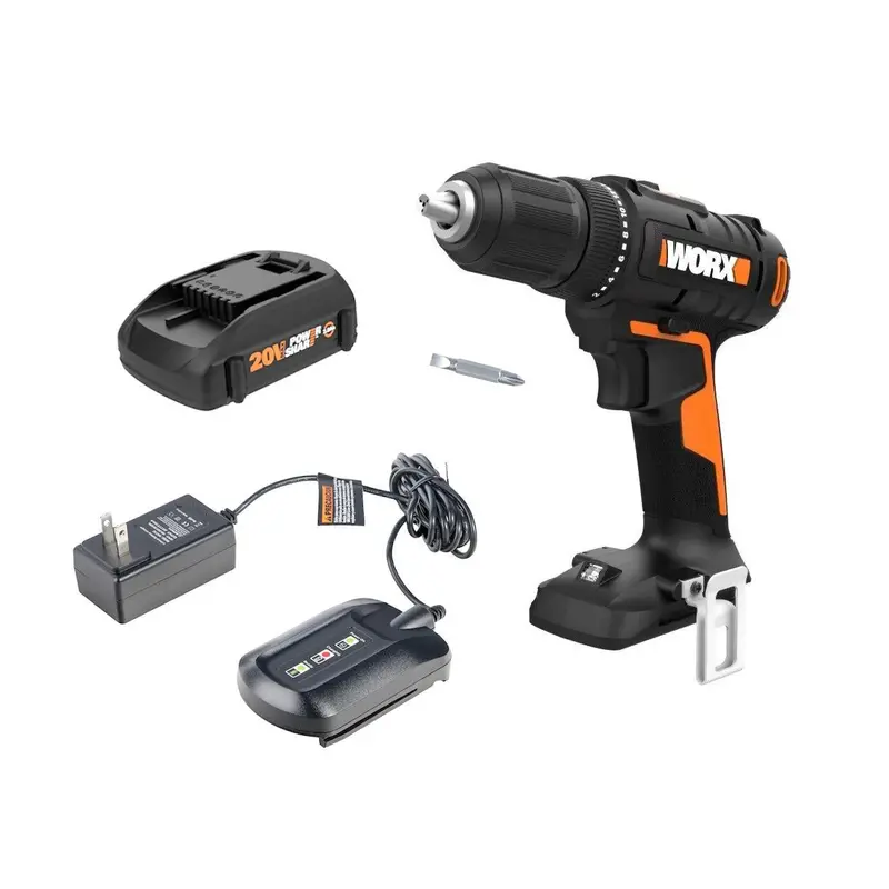Worx WX108L 20V Cordless Drill Driver – 1/2″ Chuck, Power Share Compatible