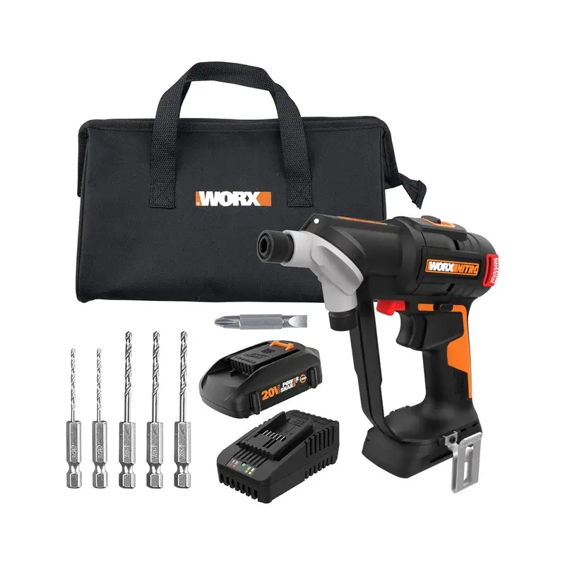 Worx WX177L 20V Switchdriver 2.0 Nitro – Dual-Mode 1/4-Inch Drill/Driver