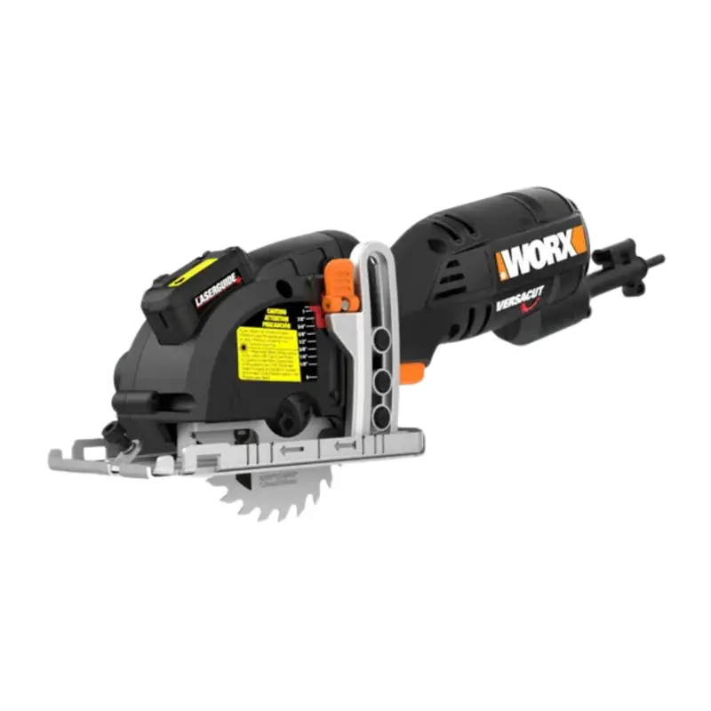 Worx WX420L Corded 3-3/8-Inch VersaCut Circular Saw with Laser Alignment