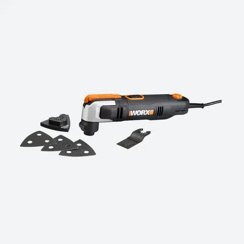 Worx WX686L Corded Oscillating Multi-Tool – 2.5 Amp, Quick-Change Wrench System