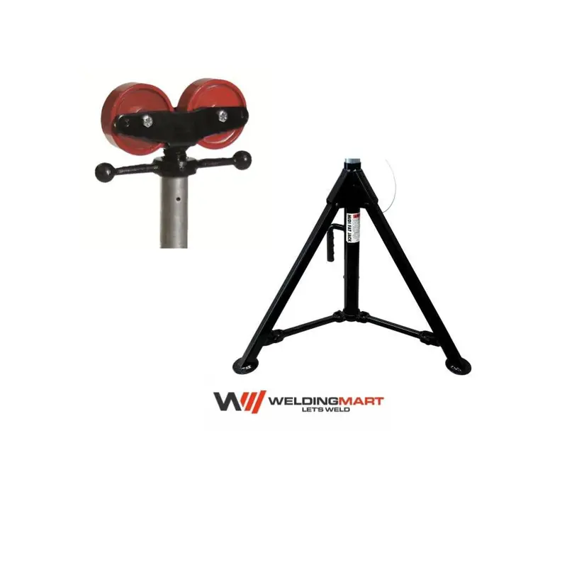 B&B Sumner Fat Jack Midi Steel-Wheel Pipe Jack Stand – Model 4701Swh 1