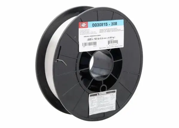 Harris 308 Stainless Steel Mig Wire – 0.035" Diameter, 10 Lb Spool (00308F5) 1