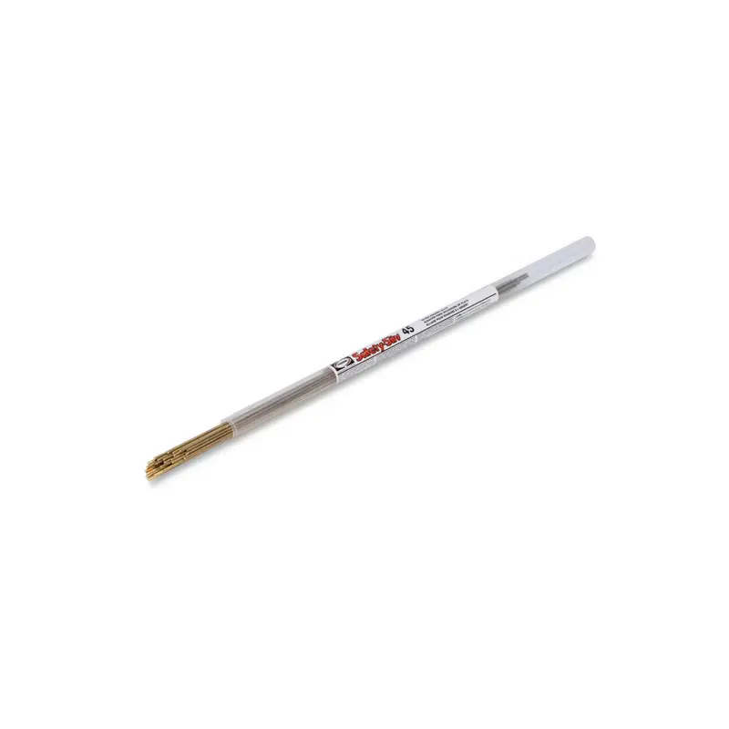 Harris Safety-Silv 45 Silver Brazing Alloy – 3/32" (2.4 Mm) Diameter, 15 Oz Tube (45518L) 1