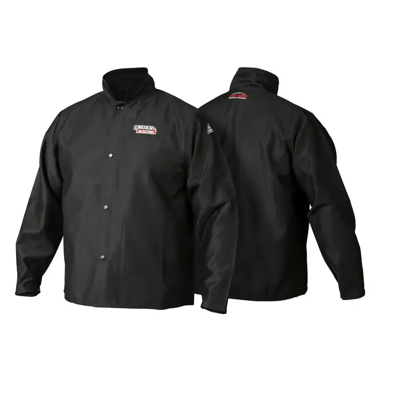 Lincoln K2985-Xl Flame-Resistant Welding Jacket — Traditional Fr Cloth, Xl Size 1