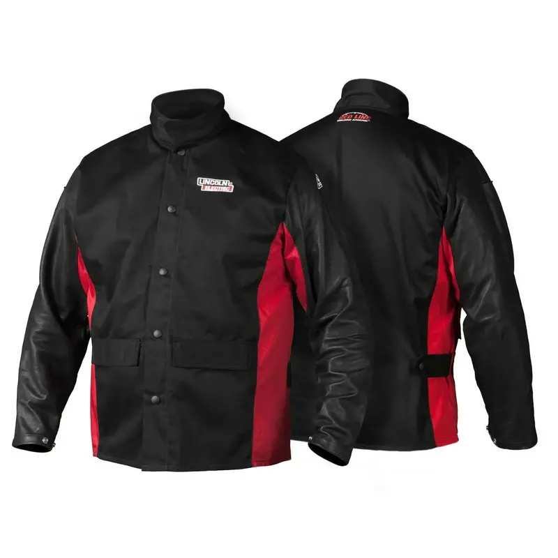 Lincoln K2987-L Shadow Grain Leather Welding Jacket – Large Size 1
