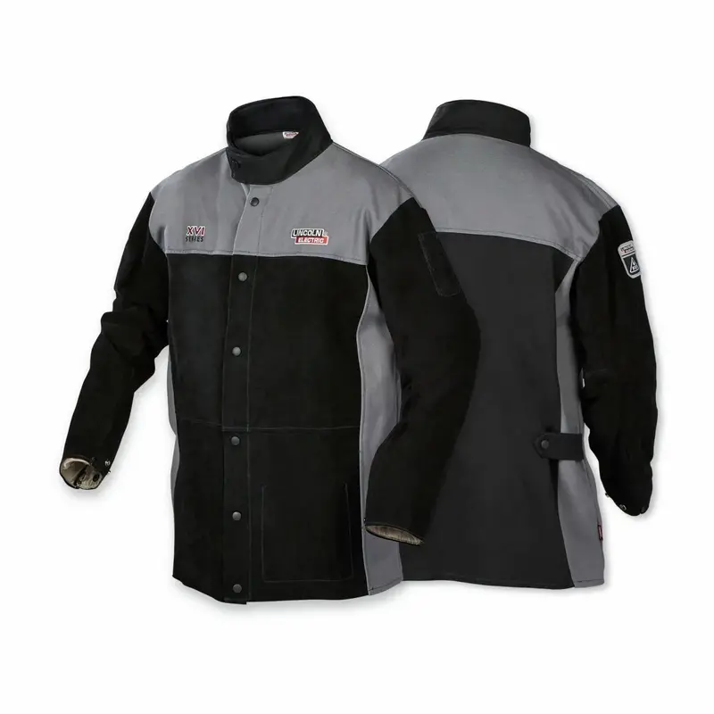 Lincoln K4933-Xl Xvi Series Fr Welding Jacket – Heavy-Duty Split Leather, Xl 1
